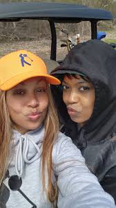 Golf trip with new irons and putter