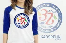 Desain kaos seragam reuni yang tidak modis atau stylist Desain Logo Sablon Kaos Reuni Smpn 1 Bertemu Bercerita Dan Berbagi