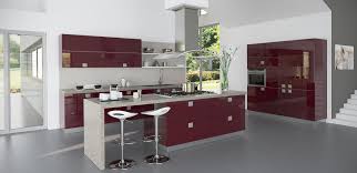 Home » cuisine aménagée » cuisine équipée noir et gris. Cuisine Sur Mesure Estoril Aubergine Cuisines Teisseire