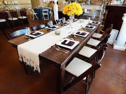 I Really Love The Table And Chair Setup Of This Picture I Like How Color Coordinated These Are As Well My Sister I Rent Tables And Chairs Harvest Table Table