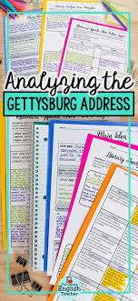 Teach Your Students Rhetorical Analysis With This Gettysburg Address Rhetorical Analysis Activ Rhetorical Analysis Rhetoric English Language Arts High School