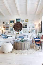 Paint Color Is Benjamin Moore White Dove On Walls Ceiling And Trim Paint Colors For Living Room Living Room Paint Color Ideas Blue Coastal Living Rooms