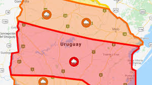 Uruguay Emite Alerta Roja Y Naranja Por Tormentas Fuertes Zona Cero