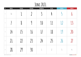 In diesem monat sind auch 2021 kalender und sonderveranstaltungen verfügbar. Kalender Juni 2021 Zum Ausdrucken Kostenlos Kalender 2021 Zum Ausdrucken