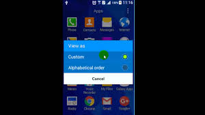 New apps are inserted into the grid alphabetically. How To Sort The Apps In Alphabetical Order In Android Phone Youtube