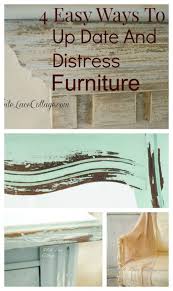How To Distress Furniture With Vinegar Anne P Makeup And More Distressed Furniture Destressed Furniture Paint Furniture
