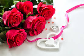 Rose flowers heart over white valentine love royalty. Valentine Flowers Wallpapers Top Free Valentine Flowers Backgrounds Wallpaperaccess