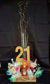 Birthday Party Table Decorations Centerpieces 21 St Birthday Centerpiece 21st Birthday Centerpieces 21st Birthday Party Themes Birthday Centerpieces Diy