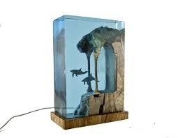 Resin And Wood Lamp Resin Crafts Diy Resin Art Diy Resin Crafts