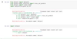 No Module Found Error For Every Conda Package In Anaconda Jupyter Notebook Stack Overflow