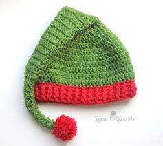 Easter card ideas for toddlers. Crochet Elf Hat Pattern Repeat Crafter Me