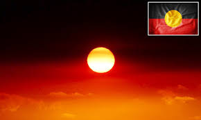 I was told the red is for the desert ground, the yellow is the sun, and black for the. Bushfire Smoke Turns The Australian Sky Into A Re Creation Of The Aboriginal Flag Daily Mail Online