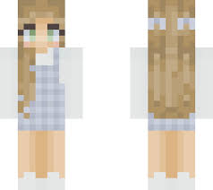 Girl Brown Hair Green Eyes Minecraft Skins