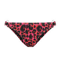Rings Leopard Print Bikini Bottoms