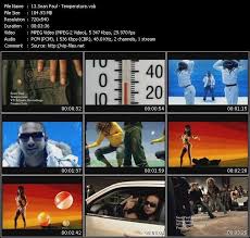 Sean Paul Temperature Download High Quality Video Vob Sean Paul Video L Music Videos