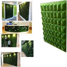 These green wall vertical gardens are an alternative creative way to get the green look, without the maintenance fuss. Jual H Ikea Garden Flowers Growth Vertical Wall Planting Bags 25 Pockets Murah Maret 2020 Blibli Com
