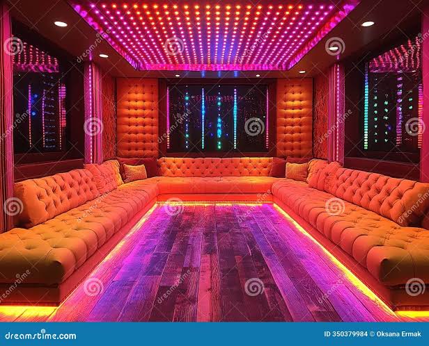 A World-class Karaoke Room Offering a Premium Experience with State-of-the-art Sound Stock Photo - Image of celebration, luxury: 350379984
