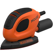 The sander features random orbital action for a high removal. Black Decker 55w Mouse Detail Sander And 6 Sanding Sheets Robert Dyas