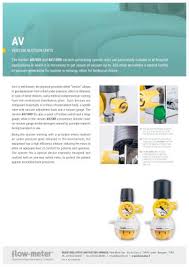 AV/500, AV/1000 - venturi suction unit - Flow-Meter - PDF ...