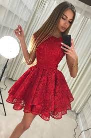 Red Lace Short Prom Dress Cheap Homecoming Dresses Cheap Prom Dress Formal Dress Lace Homecoming Dresses Short Evening Dresses Short Cheap Homecoming Dresses