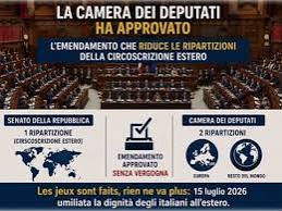 Les jeux sont faits, rien ne va plus: umiliata la dignità degli italiani all 'estero Avevo sperato fino all'ultimo che quanto accaduto non si  verificasse, anche per rispetto della memoria di quanti hanno