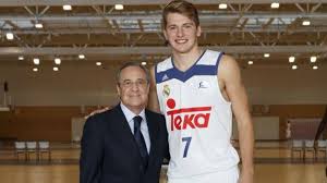 Luka doncic 7 real madrid dallas teal half basketball jersey stitch primo. Florentino Perez On Luka Doncic He Will Always Carry Real Madrid In His Heart Talkbasket Net