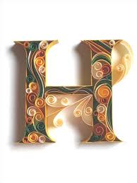 Quilled monograms cheap easy no special equipment 6 steps with. Beautiful Paper Quilling Letter Patterns By Sabeena Karnik