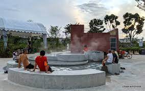 Guide to sembawang hot springs. Cheekiemonkies Singapore Parenting Lifestyle Blog Sembawang Hot Spring Park Reopens With Free Footbath Pools It S Beautiful Cheekie Monkies