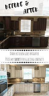 At this point it is a good idea to practice before committing to the whole job, especially if this is an entire kitchen. Lighter Brighter Kitchen Cabinets How To Update Your Kitchen Cabinets