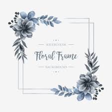 Download a free preview or high quality adobe illustrator ai, eps, pdf and high resolution jpeg versions. Wedding Watercolor Floral Flower Silver Frame Floral Clipart Background Pattern Png And Vector With Transparent Background For Free Download Cat Air Bunga Bunga Cat Air Bunga Pernikahan