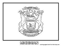 They're great for all ages. Michigan State Flag Coloring Page Coloring Home