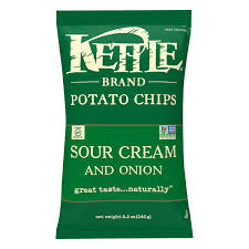 The bag says gluten free but my intestinal tract says otherwise ! Save On Kettle Brand Potato Chips Sour Cream Onion Gluten Free Order Online Delivery Stop Shop
