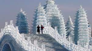 Зима в китае