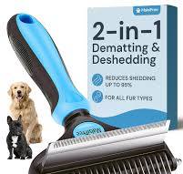 Dog Rake Brush For Shedding HOP Home Of Paws 2 Sided Pet Grooming &  Deshedding Brush Undercoat Rake Detangling Brush