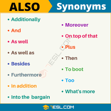 Synonyms for arrangement include agreement, deal, pact, compact, covenant, settlement, understanding, appointment, compromise and contract. Another Word For Also List Of 50 Synonyms For Also 7esl