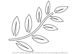 Next add the petiole/midrib running through it's center. Learn How To Draw Fern Leaves Plants Step By Step Drawing Tutorials