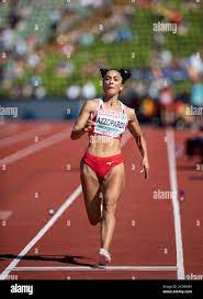 Claire Azzopardi participating in the long jump of the European Athletics  Championships in Munich 2022 Stock Photo - Alamy