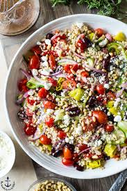 It seriously gives you the cool down you need when coming indoors to escape the heat. Greek Couscous Salad The Beach House Kitchen