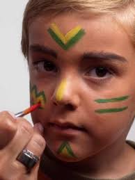 Weitere ideen zu karneval schminken, schminken, fasching schminken. Indianer Schminken Schminkanleitung Kostum