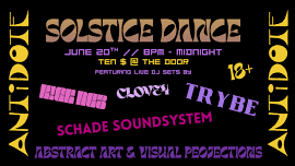 ANTIDOTE DANCE PARTY: JUNE