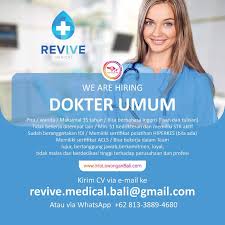 Check spelling or type a new query. We Re Hiring Dokter Umum Untuk Info Lowongan Bali Facebook