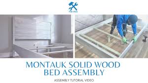 Maybe you would like to learn more about one of these? Montauk Solid Wood Bed Assembly Instructions Step By Step Guide Youtube