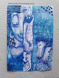 Spirit Animals Intuitive Art Original Artwork On Paper Acrylic On Paper Intuitive Painting Spiritual A Acrylic Painting On Paper Intuitive Painting Artwork