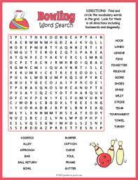 Everything you need to make life more fun. Bowling Word Search Puzzle Worksheet Activity By Puzzles To Print