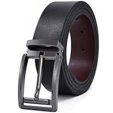Romanee Conti Mens Real Leather Belt Black Reversible Removable Adjustable Buckle Belt Jeans Casual Form Crocodile Leather Belt Formal Belts Real Leather Belt