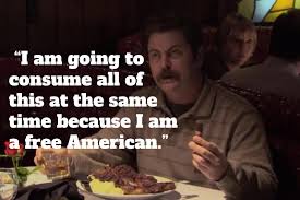 When you have a fish on the line, you don't just drag it behind the boat. 38 Of The Funniest Ron Swanson Quotes That Made Parks And Recreation Unmissable