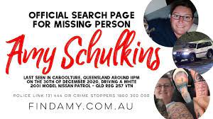 Amy schulkins, 36, was last seen at a home in caboolture south, north of brisbane, on the night of december 30 before she 'vanished off the face of the earth'. The Official Search Team For Amy Schulkins Facebook
