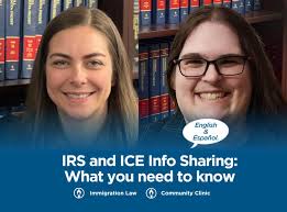 In April 2025, the IRS indicated it would cooperate with ICE to get  people's information. But there are limitations. In our webinar replay,  Legal Aid Attorney Aisha Servaty with our Low Income