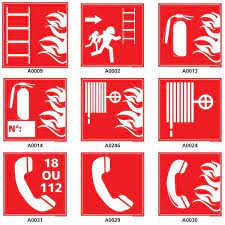 La communauté européenne a défini une nouvelle ligne de pictogramme de sécurité depuis 2012, il n'est pas obligatoire de les utiliser, mais il est hautement préférable de le faire pour avoir une. Achat Pictogrammes Securite Prevention Incendie Signaletique Securite Incendie Ylea