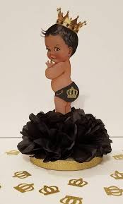 Little Prince Black And Gold Baby Shower Cake Royal Little Prince Black Gold Centerpiece Birthday Party Baby Shower Table Black Gold Baby Shower Royalty Baby Shower Gold Baby Shower Boy